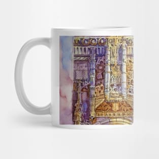 Mosteiro dos Jerónimos. stone crown above Sta. Maria de Belém Mug